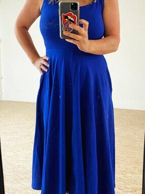 Nooworks Electric Blue Vacation Dress